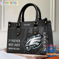 NCAA Philadelphia Eagles Forever Not Just When We Win Leather Hand Bag