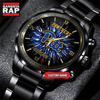 NCAA Pittsburgh Panthers Football Team Logo Design Black Watch