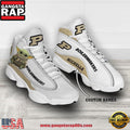 NCAA Purdue Boilermakers Custom Name Baby Yoda Air Jordan 13 Sneakers Shoes