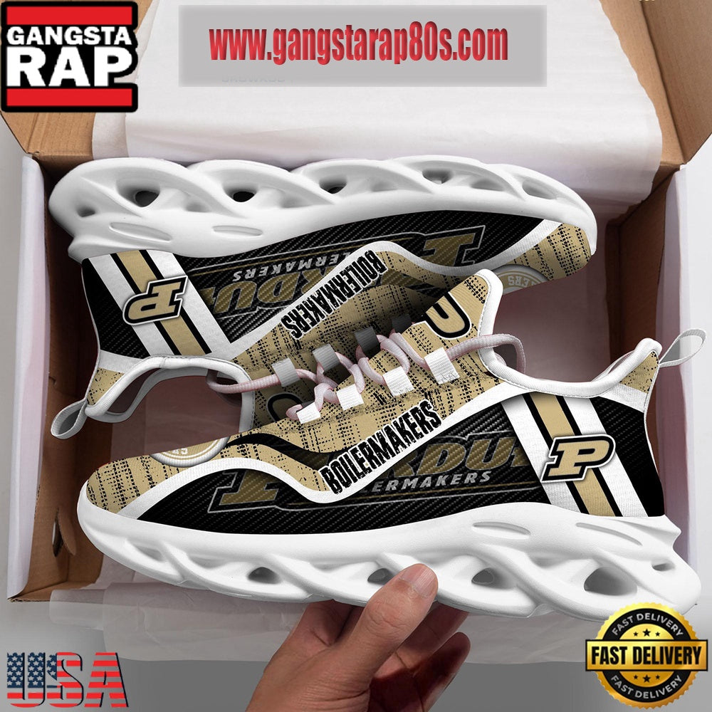 NCAA Purdue Boilermakers New Design Max Soul Shoes Running Sneakers