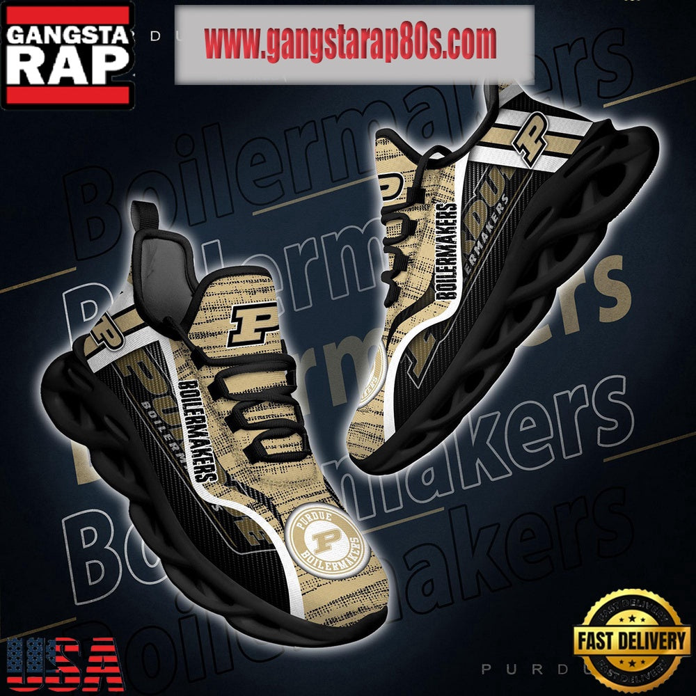 NCAA Purdue Boilermakers New Design Max Soul Shoes Running Sneakers