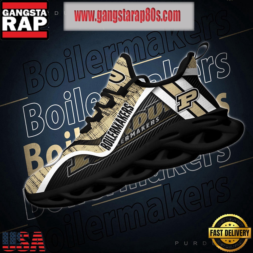 NCAA Purdue Boilermakers New Design Max Soul Shoes Running Sneakers