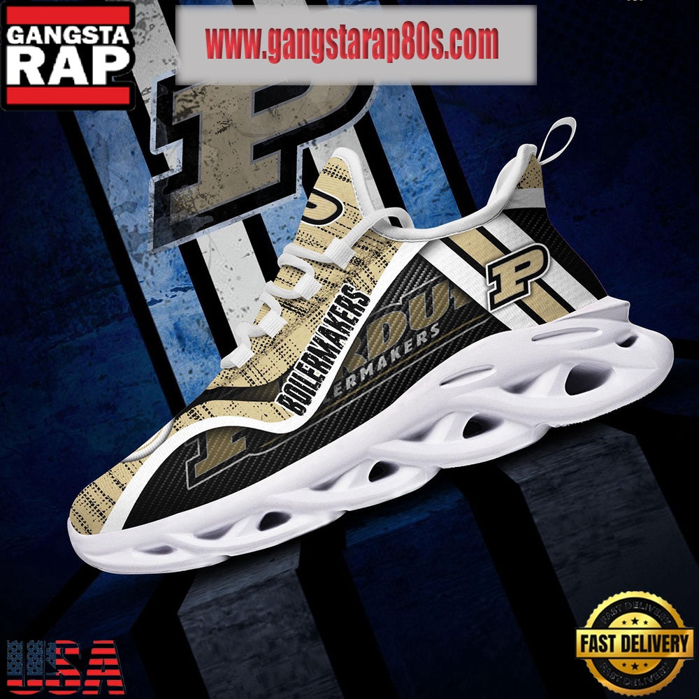 NCAA Purdue Boilermakers New Design Max Soul Shoes Running Sneakers