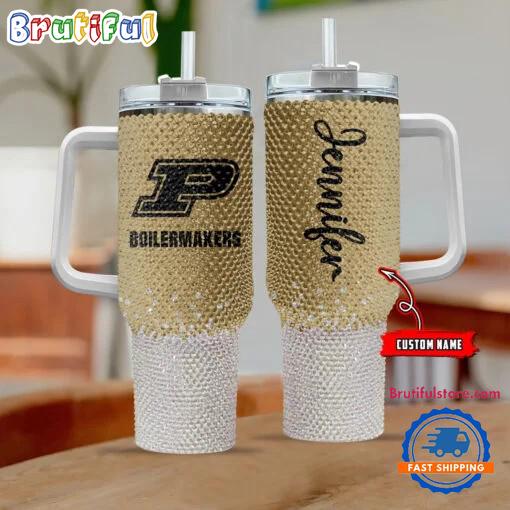 NCAA Purdue Boilermakers Personalized Stanley Diamond Tumbler 40oz