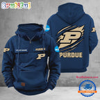 NCAA Purdue Boilermakers Sport Team Design Logo Name Cargo Hoodie