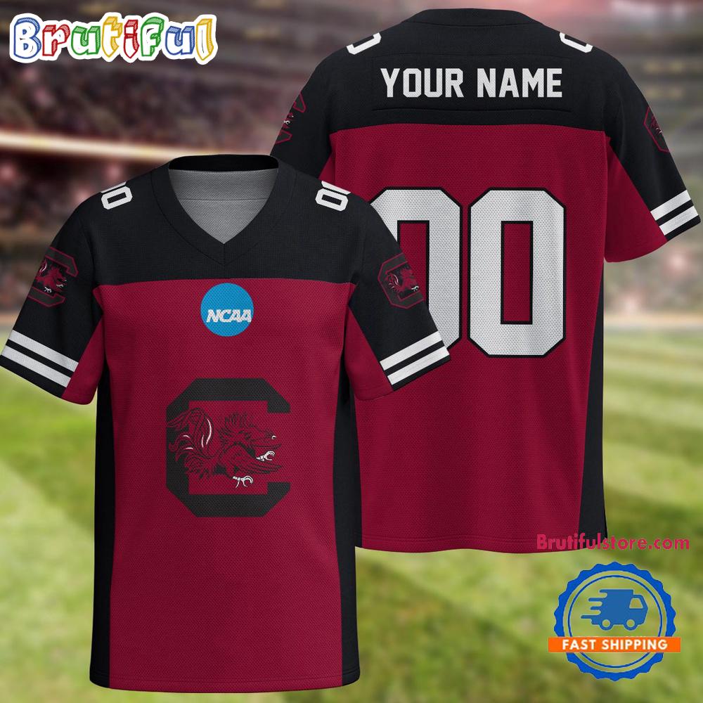 NCAA South Carolina Gamecocks Sport Team New Season Personalized Football Jersey