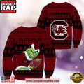 NCAA South Carolina Gamecocks x Grinch New Design Ugly Xmas Sweater