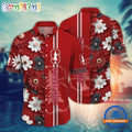 NCAA Stanford Cardinal Flower Summer Aloha Button Hawaiian Shirt