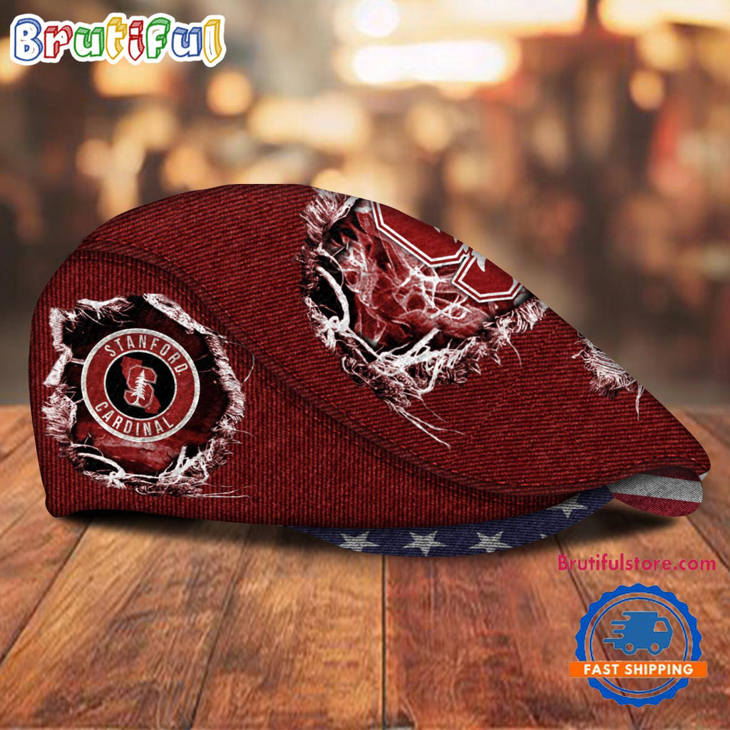 NCAA Stanford Cardinal Sport Team Design Jeff Cap
