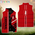 NCAA Stanford Cardinal Sport Team Personalized Sleeveless Down Puffer Jacket