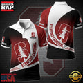 Custom Name NCAA Stanford Cardinal Team Polo Shirt