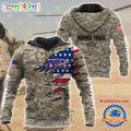 NCAA TCU Horned Frogs Military Veterans Camouflage Hoodie