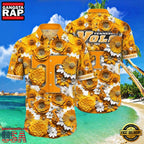 NCAA Tennessee Volunteers Flower Hawaiian Shirt 3D Shirt