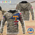 NCAA Tennessee Volunteers Military Veterans Camouflage Hoodie