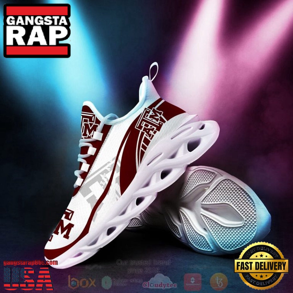 NCAA Texas A&M Aggies Football Clunky Unique Design Max Soul Shoes Running Sneakers