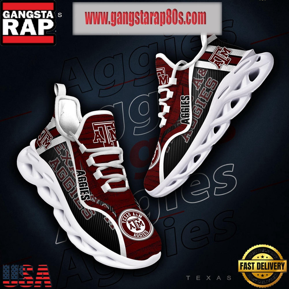 NCAA Texas A&M Aggies New Design Max Soul Shoes Running Sneakers