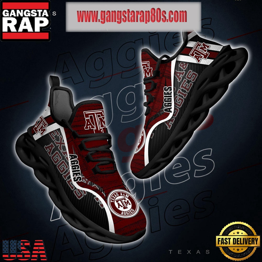 NCAA Texas A&M Aggies New Design Max Soul Shoes Running Sneakers