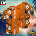 NCAA Texas Longhorns Flower Style Hot Summer Aloha Hawaiian Shirt