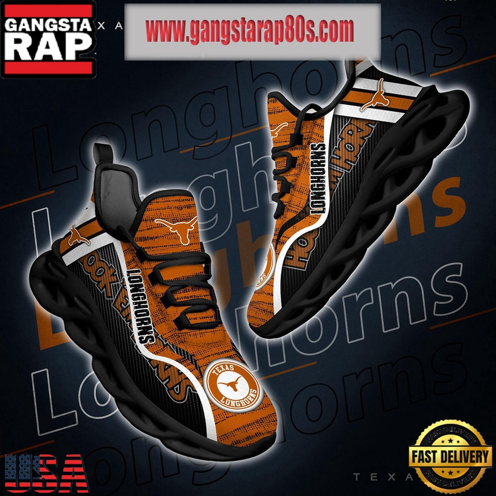NCAA Texas Longhorns New Design Max Soul Shoes Running Sneakers