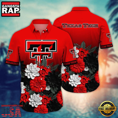NCAA Texas Tech Red Raiders Hot Summer Aloha Hawaiian Shirt Hawaiian Shirt