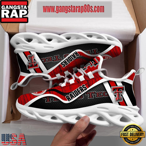 NCAA Texas Tech Red Raiders New Design Max Soul Shoes Running Sneakers