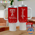 NCAA Texas Tech Red Raiders Personalized Stanley Diamond Tumbler 40oz