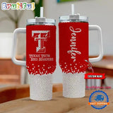 NCAA Texas Tech Red Raiders Personalized Stanley Diamond Tumbler 40oz