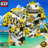 NCAA Ucf Knights Flower Hawaiian Shirt Outfit 3D Shirt, Ucf Knights Football Gifts