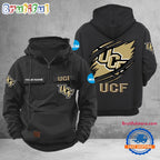 NCAA UCF Knights Sport Team Design Logo Name Cargo Hoodie