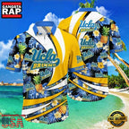 NCAA Ucla Bruins Flower Hawaiian Shirt Outfit 3D Shirt, Ucla Bruins Holiday Gifts