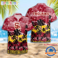 NCAA USC Trojans Palm Tree Hawaiian Shirt