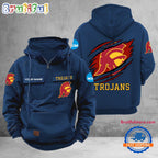 NCAA USC Trojans Sport Team Design Logo Name Cargo Hoodie