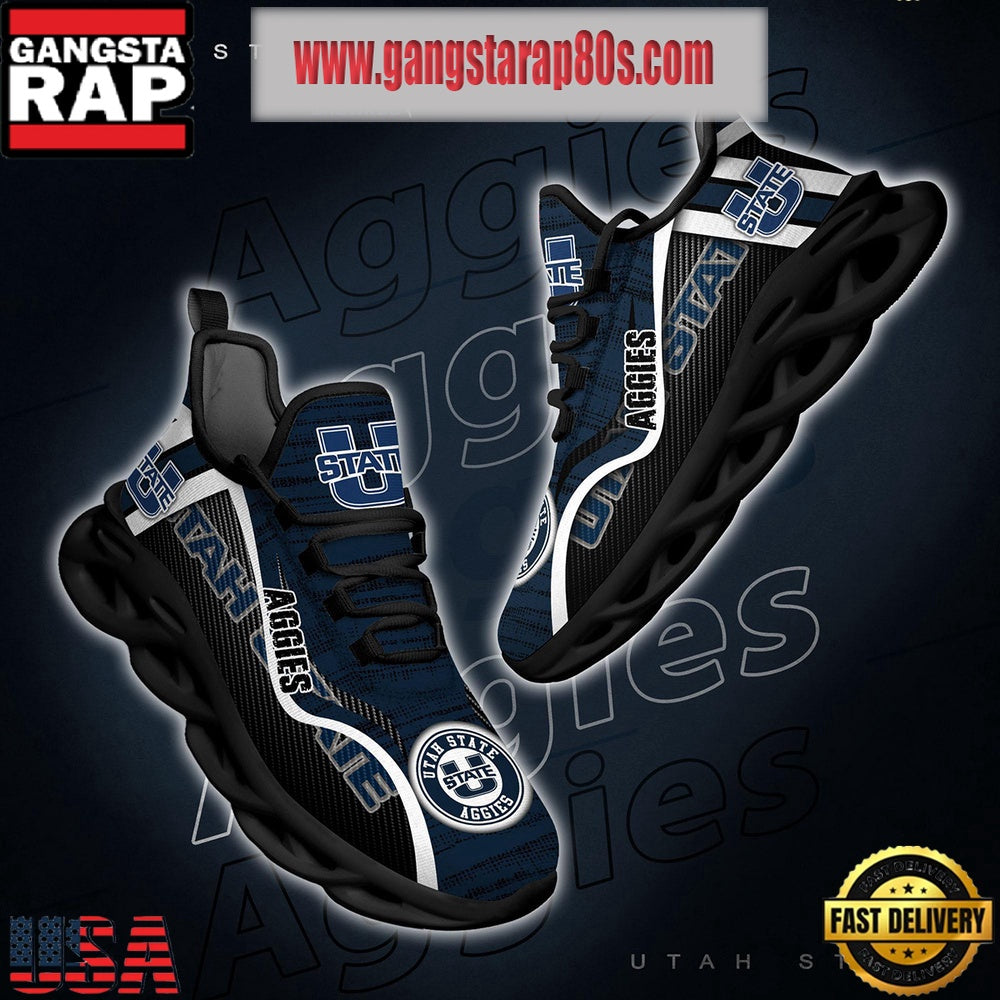 NCAA Utah State Aggies New Design Max Soul Shoes Running Sneakers