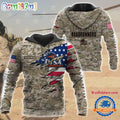 NCAA UTSA Roadrunners Military Veterans Camouflage Hoodie