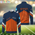 NCAA UTSA Roadrunners Sport Logo Team Personalized Standing Neck Zipper Jacket