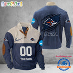 NCAA UTSA Roadrunners Sport Team Custom Name And Number Buttoned Collar Sweatshirt