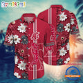 NCAA Washington State Cougars Flower Summer Aloha Button Hawaiian Shirt