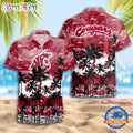 NCAA Washington State Cougars Palm Tree Hawaiian Shirt