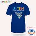 NCAA West Virginia Mountaineers Autism Accept Understand Love T-Shirt