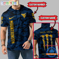 NCAA West Virginia Mountaineers Special Camo Sleeveless Hoodie Design