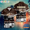 NCAA Western Michigan Broncos Palm Tree Tropical Summer Beach Hawaiian Shirt