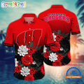 NCAA Wisconsin Badgers Flower Tropical Summer Beach Hawaiian Shirt