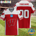 NCAA Wisconsin Badgers Sport Team New Season Personalized Football Jersey