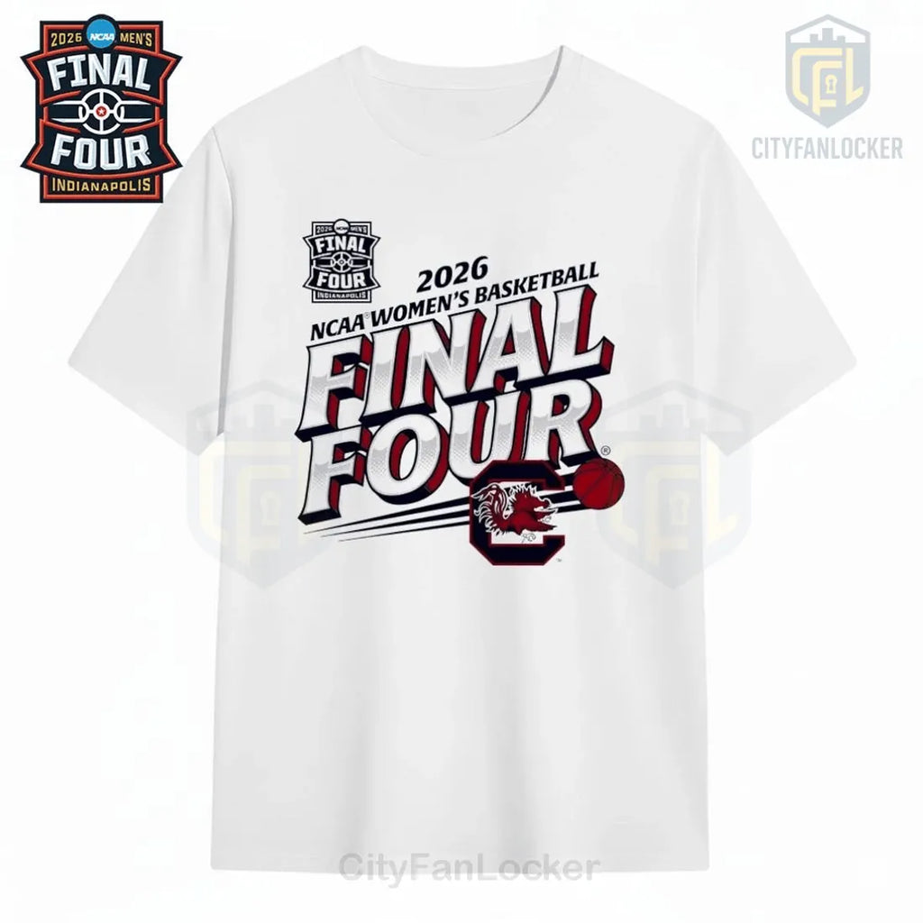 NCAA Women’s Basketball Final Four 2026 South Carolina Gamecocks Graphic T-Shirt