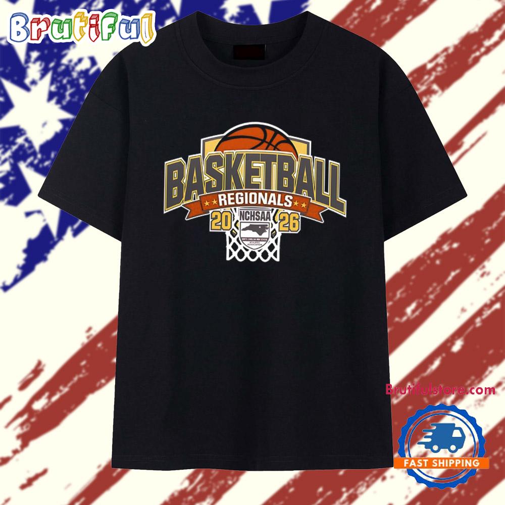 NCHSAA Basketball Regionals 2026 logo T Shirt