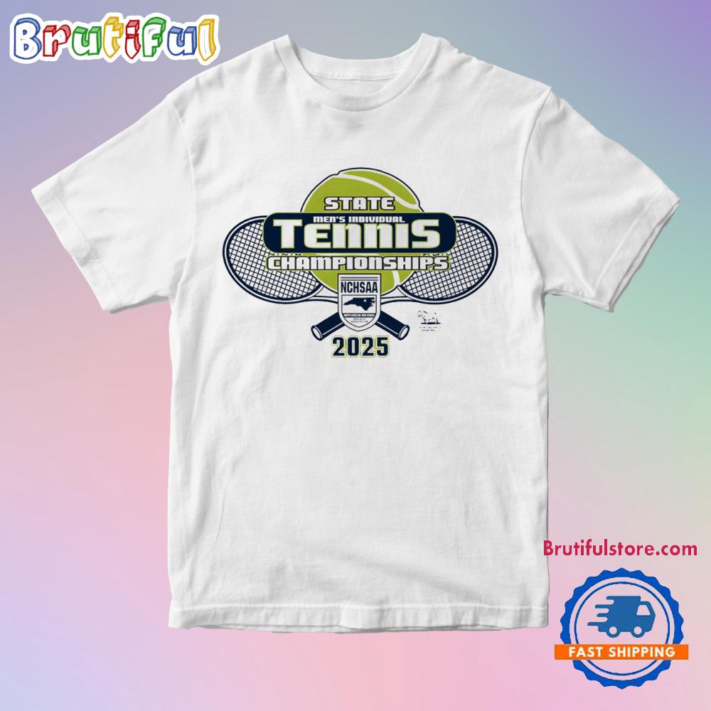NCHSAA Tennis Men Individual Championships 2025 T Shirt