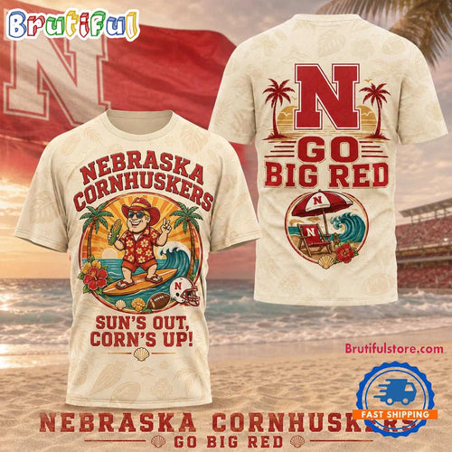 Nebraska Cornhuskers 2026 NCAA Summer Limited Edition 3D T Shirt