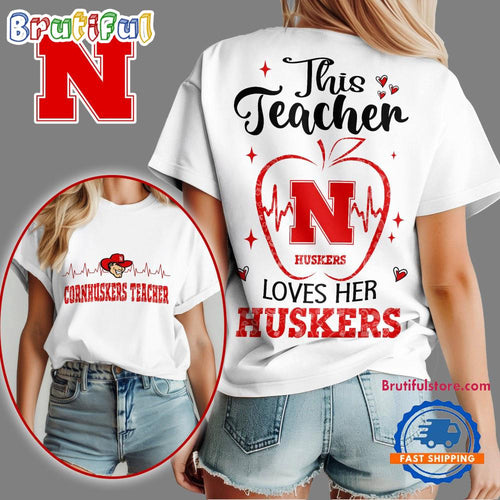 Nebraska Cornhuskers Teacher Appreciation Month Vintage T Shirt