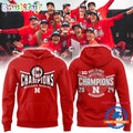 Nebraska Huskers Back To Back Big Ten Women’s Volleyball Regular Season Champions Hoodie T-Shirt
