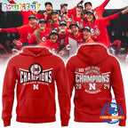 Nebraska Huskers Back To Back Big Ten Women’s Volleyball Regular Season Champions Hoodie T-Shirt